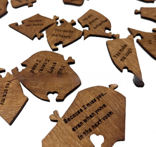 Hand Made Reasons Why I Love You Wooden Puzzle - Image 7
